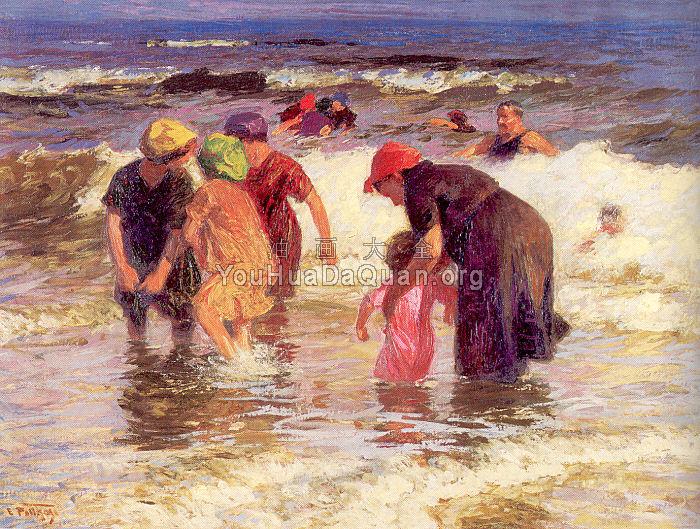 The Bathers - 爱德华·亨利·波特哈斯特